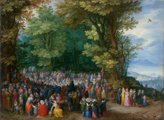 The Sermon on the Mount, Jan Brueghel the Elder, 1598 © The J Paul Getty Museum, Los Angeles
