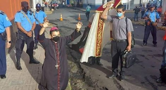 Arrest of Bishop Alvarez. Image CSW