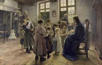 Let the children come onto me, Fritz von Uhde © Museum der Bildenden Künste, Leipzig, Germany
