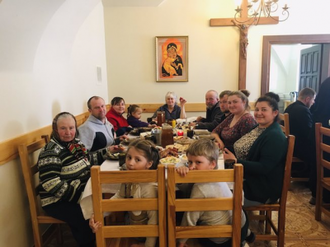 IDPs  staying with St Michael the Archangel parish, Tyvriv  -  Image © ACN