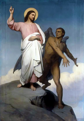 The Temptation of Christ, by Ary Scheffer. 1854 © National Gallery of Victoria, Melbourne, Australia
