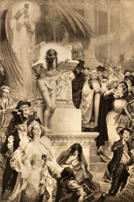 He was Despised and Rejected of Men, Engraving after Sigismund Goetze, published June 1905 by Messers © McLean Museum & Art Gallery, Inverclyde Archives