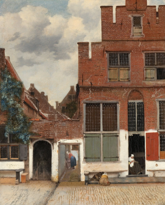 The Little Street, by Johannes Vermeer, painted 1657-1658  © Rijksmuseum, Amsterdam