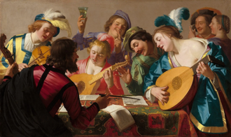 The Concert, by Gerrit Van Honthorst, 1623 © National Gallery of Art, Washington DC