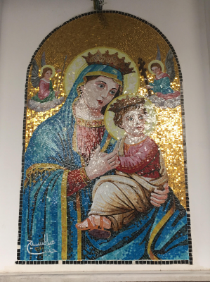 Image in Coptic Cathedral of St Shenouda, Hurghada, Egypt. ICN/JS