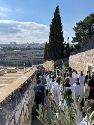 2021 Palm Sunday procession in Jerusalem Image: © ACN