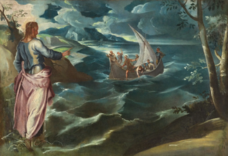 Christ at the Sea of Galilee, Circle of Jacopo Tintoretto, 1570's © National Gallery of Art, Washington