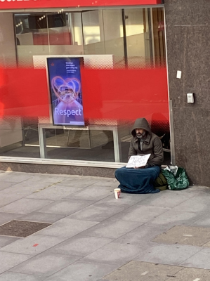 'Hungry and Homeless' in London
