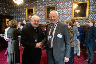 Archbishop Stack with Duncan Wilson OBE. Image: MMazur/CBCEW