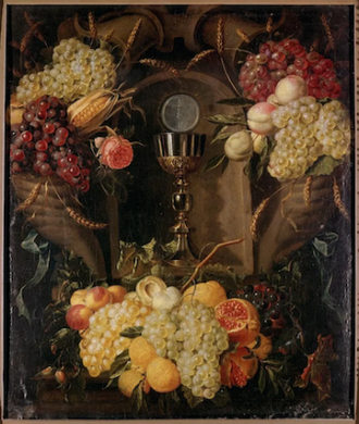 Allegory of the Eucharist, by Alexander Coosemans, 1654 © Musée de Tessé, Le Mans, France