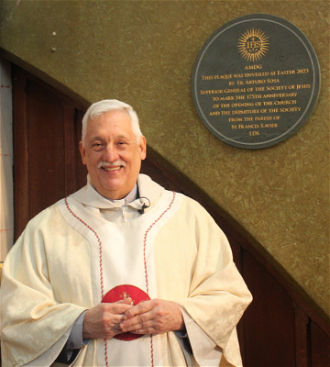 Fr Sosa at St Francis Xavier's, Liverpool
