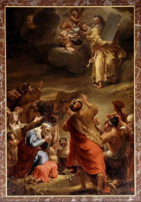 Moses' Descent from Mount Sinai with the Ten Commandments, by Ferdinand Bol, 1662, © Royal Palace, Amsterdam, Netherlands