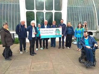 Columban group at Kew Gardens