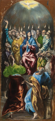 Pentecost, El Greco. 1600 © Museo del Prado, Madrid, Spain