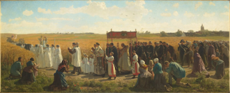 The Blessing of the Wheat in Artois, by Jules Breton, 1857 © Musée d'Orsay, Paris