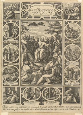 The Eight Beatitudes, by Hendrick Goltzius, 1578 © Metropolitan Museum, New York