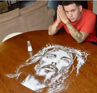 Salt Art by Rob Ferrel, 2016 ©Rob Ferell artist