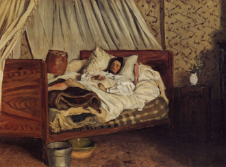 The Improvised Field Hospital, by Jean Frédéric Bazille, 1865 © Musée d'Orsay, Paris