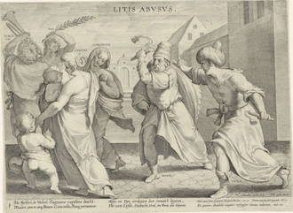 The Four Virtues being Chased, by Theodoor Galle 1600 © Alamy