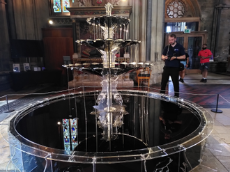 Luke Jerram's Oil Fountain