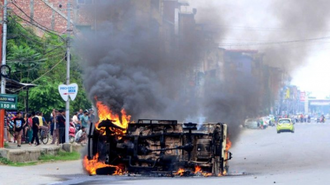 Violence in Manipur, India