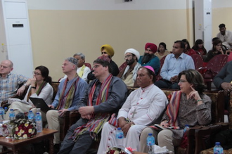 Meeting of Commission for Interfaith Dialogue & Ecumenism in Hyderabad Diocese, with Bishop Samson Shukardin, Fr Shahzad Khokhar © ACN