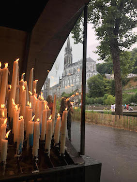 Lourdes candles. Image ICN/JS