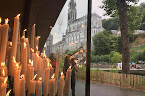 Lourdes candles. Image ICN/JS