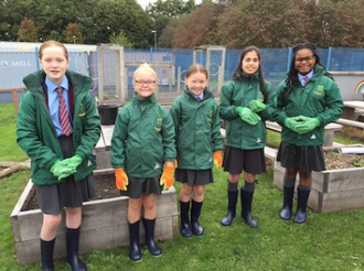 Young ecologists from Faith Primary Academy