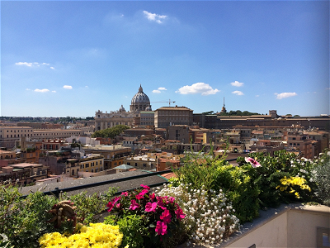 Vatican City on horizon - Image ICN/JS