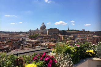 Vatican City on horizon - Image ICN/JS