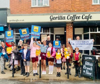 Pupils bring message to the high street