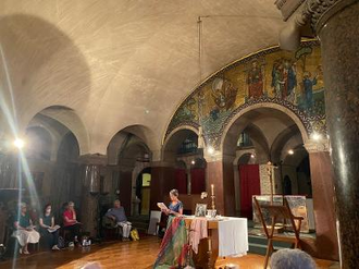 Service in Westminster Cathedral Crypt, 2022