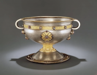 The Ardagh Chalice, 8th Century AD Irish silver, silver gilt and gilt highlights © National Museum of Ireland