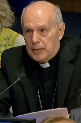 Archbishop Gabriele Caccia, Credit: Vatican News