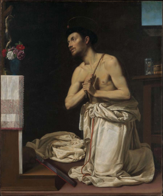 Saint Dominic in Penitence, by Filippo Tarchiani, 1607 © Metropolitan Museum, New York