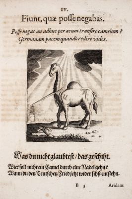 Fiunt, quae posse negabas, by Johann Vogel, 1649 © Peace Palace Library, The Hague