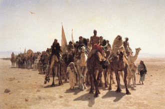 Pilgrims Going to Mecca, by Léon Belly, 1861 © Musée d'Orsay, Paris