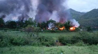 Attack on Khopibung where 44 houses and Catholic church were torched 12/06/23