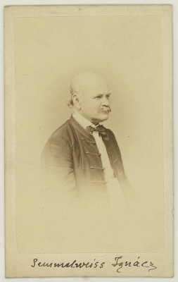 Ignaz Semmelweis in 1860 - Wiki image
