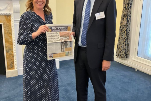 Dame Rachel de Souza, Children's Commissioner and Richard Collyer-Hamlin, Chair of the Catholic Union