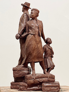 Basil Watson design for National Windrush Monument, Waterloo