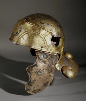Romano-British, Bronze cavalry helmet,  first century © British Museum, London
