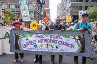 New York City: March to End Fossil Fuels 17.09.23. Photo: Simon Chambers/ACT Alliance