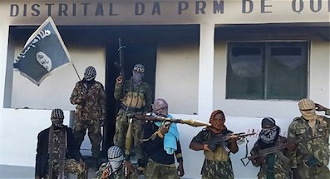 Archive image of jihadists in Cabo Delgado © ACN