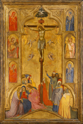 The Crucifixion, by Andrea di Cione (Orcagna) 1365  © The Metropolitan Museum, New York