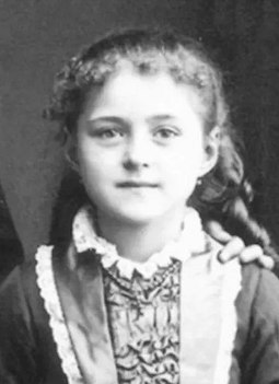 Therese aged 8, 1881. Wiki image