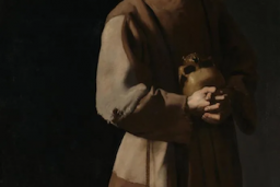 Saint Francis in Meditation, by Francisco de Zurbarán © The National Gallery, London