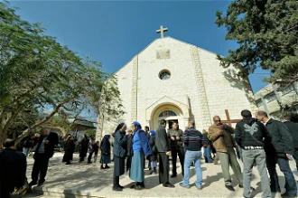 Happier days. Holy Family Church January 2016