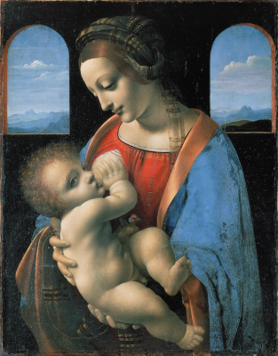 Madonna Litta, Attributed to Leonardo da Vinci, 1490's  © Hermitage Museum, Saint Petersburg, Russia